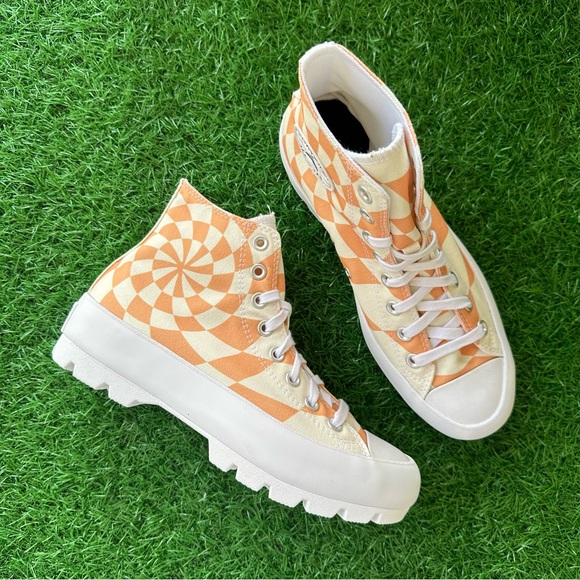 Converse Chuck Taylor All Star Lugged Hi Orange Candy - Picture 7 of 8